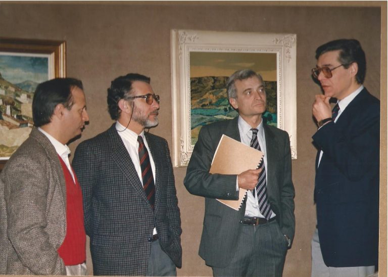7. Alicante 1988. Con Miguel Angel Lozano Jose Ma Merino y Luis G 1